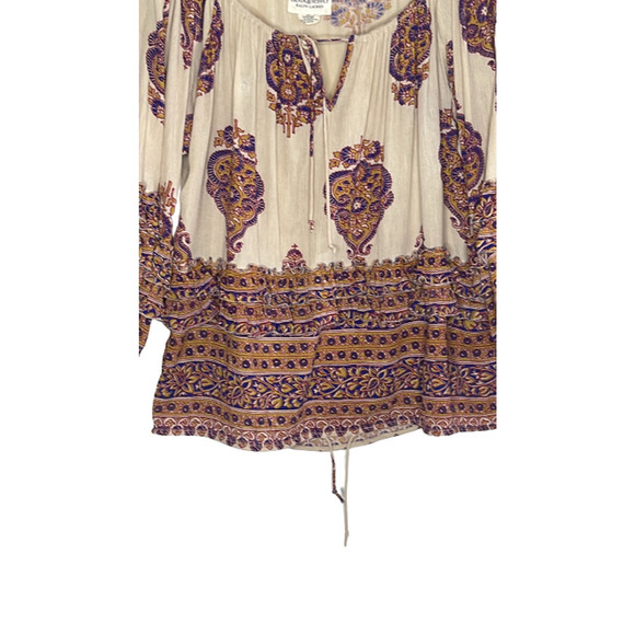 DENIM & SUPPLY RALPH LAUREN BOHEMIAN PAISLEY PRINT TOP SIZE S/P - Picture 2 of 10